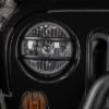 Picture of Elite, Pivotal Headlight Euro Guard, Blk; 07-18 Jeep Wrangler JK