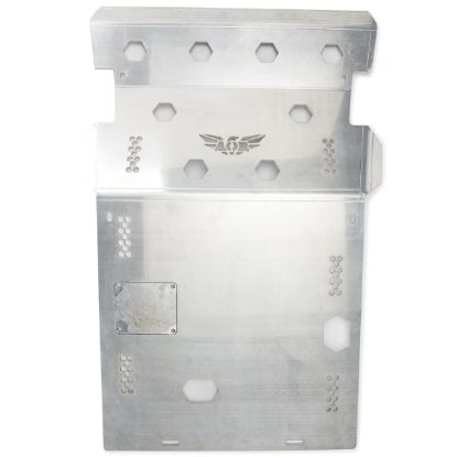 Picture of Mitsubishi Pajero 10-25 Front Aluminum Skid Plate Kit With Internal Brace Kit