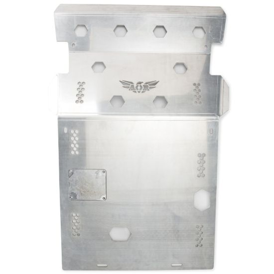 Picture of Mitsubishi Pajero 10-25 Front Aluminum Skid Plate Kit With Internal Brace Kit