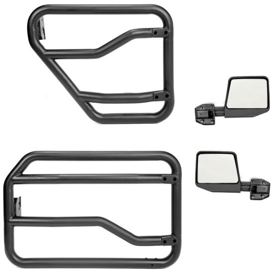 Picture of Jeep Wrangler JL & Gladiator JT 18-26 Extreme Tube Doors With Mirrors, 4 Doors