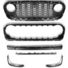 Picture of Jeep Wrangler JL & Gladiator JT 18-23, 2024+ Face Lift Grill With Camera Hole