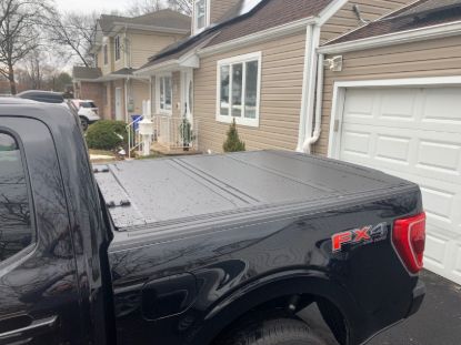 Picture of Ford F150 15-25, 5.5 Feet Bed, Premium Pro Low Profile Hard Fold Tonneau Cover
