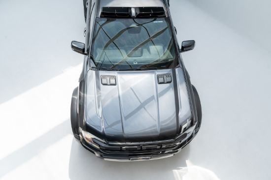 Picture of Ford Ranger Raptor 22-26 Stealth Front Roof Spoiler With Lights