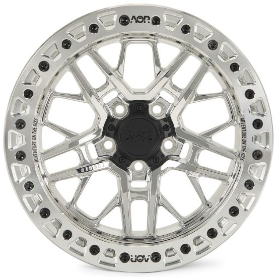 Picture of ALPHA Forged Off Road Wheel, Jeep JK, JL & JT, 17x9, 5x127, ET-38, Beadlock, Machine