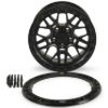 Picture of ALPHA Forged Off Road Wheel, Jeep JK, JL & JT, 17x9, 5x127, ET-38, Beadlock, Matt Black