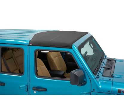 Picture of Jeep Wrangler JL & JT 18-26, Sunrider Soft Top, Black Diamond