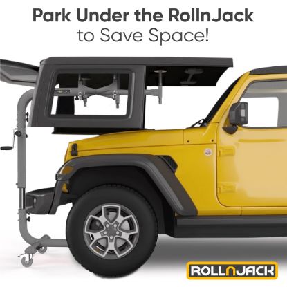 Picture of Roll-N-Jack Jeep Wrangler YJ, TJ, JK & JL 92-24 & Bronco 21-24 Hardtop Removal and Storage System