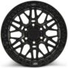 Picture of ALPHA Forged Off Road Wheel, Tank 300, 17x9, 6x139.7, ET-20, CB106.1, Beadlock, Matt Black