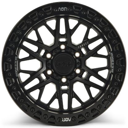 Picture of ALPHA Forged Off Road Wheel, Tank 300, 17x9, 6x139.7, ET-20, CB106.1, Beadlock, Matt Black