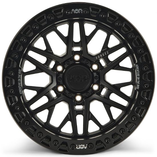 Picture of ALPHA Forged Off Road Wheel, Tank 300, 17x9, 6x139.7, ET-20, CB106.1, Beadlock, Matt Black