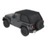 Picture of Jeep Wrangler JL 2DR 18-26 Trektop Slantback, Soft Top, Black Diamond
