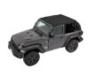 Picture of Jeep Wrangler JL 2DR 18-26 Trektop Slantback, Soft Top, Black Diamond