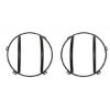 Picture of Jeep Wrangler JK 07-17 Front Light Guard Black