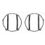 Picture of Jeep Wrangler JK 07-17 Front Light Guard Black