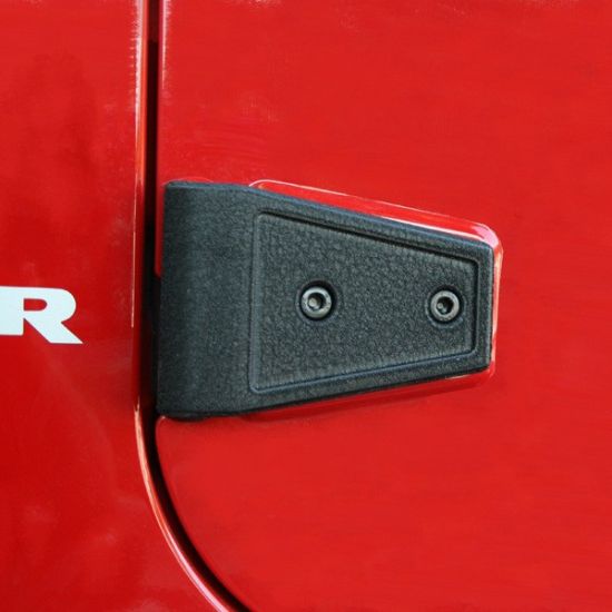 Picture of Door Hinge Cover Kit, Textured Black; 07-18 Jeep Wrangler JK