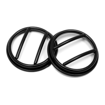 Picture of Fog Light Euro Guards, Black; 07-18 Jeep Wrangler JK