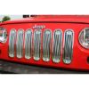 Picture of Billet Grille Inserts in Chrome for 07-18 Jeep Wrangler & Wrangler Unlimited JK