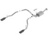Picture of Dodge Ram 1500 New 19-25 5.7L Through Bumper S-Type Cat-Back Exhaust, Black Tips