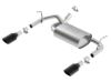 Picture of Jeep Wrangler JK 12-17 ATAK Axle-Back Exhaust W/ Double Black Tips