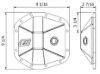 Picture of Jeep Wrangler JL 18-26 M186 / Dana 30 Front Diff Cover, Bare