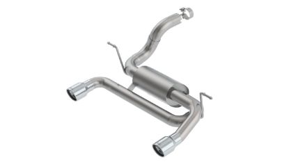 Picture of Jeep Wrangler JL 2.0L 18-26 S-Type Axle-Back Exhaust, Chrome Tips