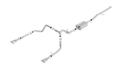 Picture of Chevrolet Silverado / GMC Sierra 1500 19-26 S-Type Cat-Back Exhaust, Quadruple Tips, 5.3L