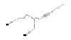 Picture of Chevrolet Silverado / GMC Sierra 1500 19-26 S-Type Cat-Back Exhaust, Quadruple Black Tips, 5.3L