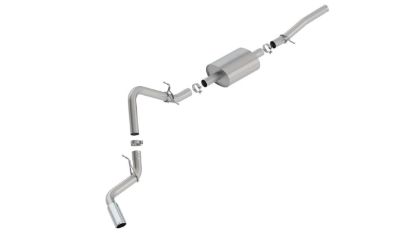 Picture of Chevrolet Silverado / GMC Sierra 1500 19-26 S-Type Cat-back Exhaust System, 5.3L, 2DR, Single