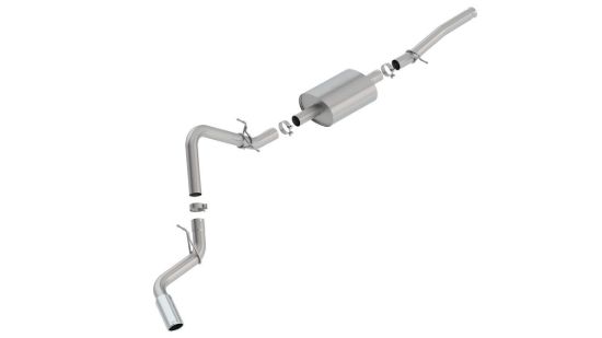 Picture of Chevrolet Silverado / GMC Sierra 1500 19-26 S-Type Cat-back Exhaust System, 5.3L, 2DR, Single