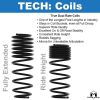 Picture of Jeep Wrangler JL 18-26 4DR 2.5"""" / 2DR 3.5"""" Dual Rate Rear Coil Springs, Pair