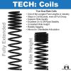 Picture of Jeep Wrangler JL & JT 18-26 4DR 2.5"""" / 2DR 3.5"""" Dual Rate Front Coil Springs, Pair