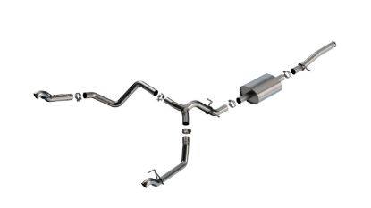 Picture of Chevrolet Silverado / GMC Sierra 1500 23-26 5.3L Cat-Back Exhaust, Factory Fit Split-Exit, S-Type