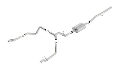 Picture of Chevrolet Silverado / GMC Sierra 1500 19-26 S-Type Cat-Back Exhaust, OE Tips, 5.3L