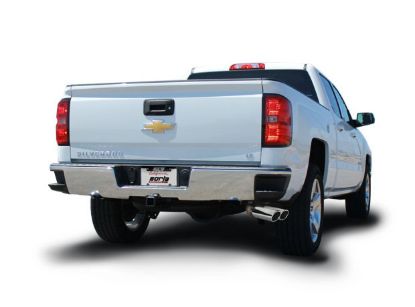 Picture of Chevrolet Silverado / GMC Sierra 1500 14-18 ATAK Cat-Back Exhaust, Dual Truck Side, 6.2L
