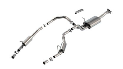 Picture of Dodge Ram 1500 DT 25-26 3.0L Cat-Back Exhaust, Factory Fit Split-Exit, S-Type