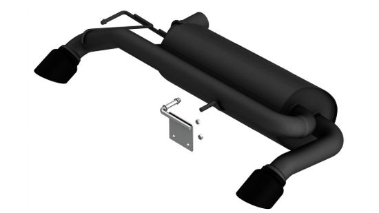Picture of Ford Bronco 21-26 2.7L S-Type Axle-Back Exhaust, Black