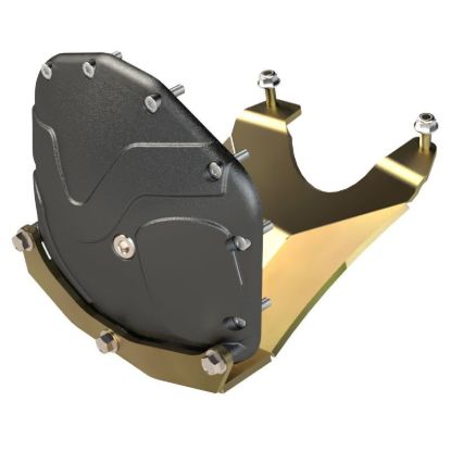 Picture of Jeep Wrangler JL & Gladiator JT 18-26 Front Dana 44 M210 Differential Cover & Glide Skid System