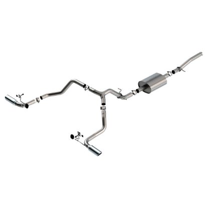 Picture of Chevrolet Silverado / GMC Sierra 1500 19-26 S-Type Cat-Back Exhaust System, 5.3L, 2DR, Double