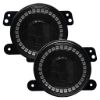 Picture of Jeep Wrangler JL & Gladiator JT 18-24 LED Fog Lights With Halo, Sahara, ColorSHIFT, No Controller