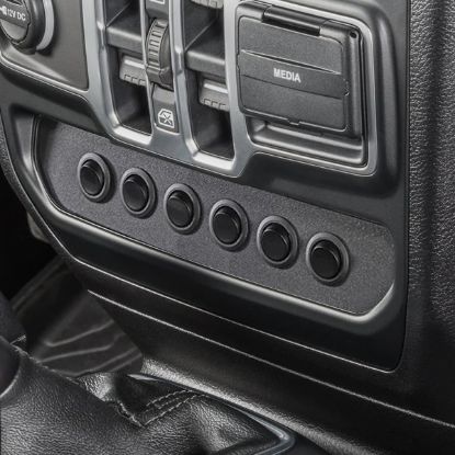 Picture of Jeep Wrangler JL & Gladiator JT 18-26 Stealth Dash Board Light Switch Pod Controller Kit