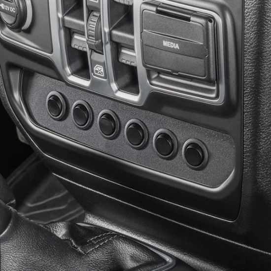 Picture of Jeep Wrangler JL & Gladiator JT 18-26 Stealth Dash Board Light Switch Pod Controller Kit