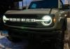 Picture of Universal Illuminated LED Letter Badge - Matte Black Surface - R - White LED