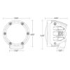 Picture of 360 Series PRO SAE LED Fog Light, 4 Inch, Fog, Yellow, Pair