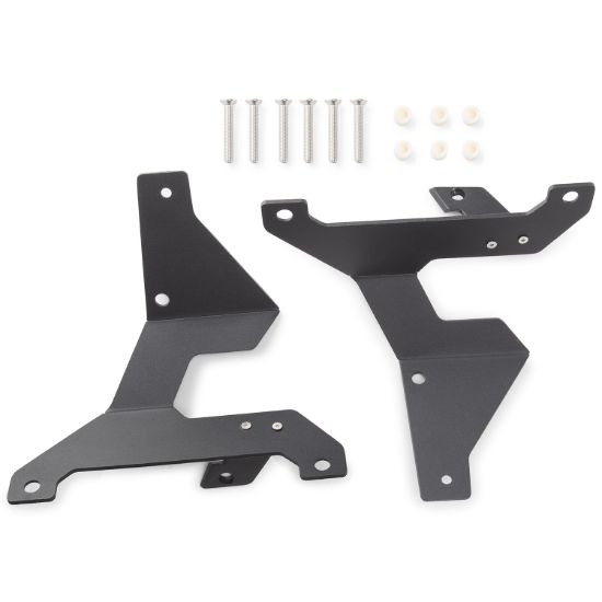 Picture of Jeep Wrangler JL & Gladiator JT 18-26 Hood Cowl Double Light Brackets