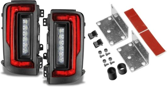 Picture of Ford Bronco 21-25 Flush Mount LED Tail Lights, Tinted