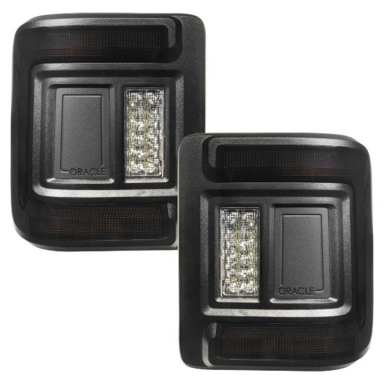 Picture of Jeep Wrangler JL 18-25 Flush Mount LED Tail Lights Tinted