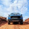 Picture of Dodge Ram 19-25 Rebel/TRX Front Bumper Flush LED Light Bar System, Amber