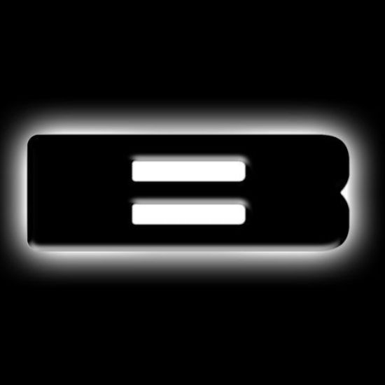 Picture of Universal Illuminated LED Letter Badge - Matte Black Surface - B - White LED