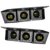 Picture of Ford Bronco 21-25 Triple LED Fog Light Kit for Steel Bumper, Yellow
