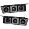 Picture of Ford Bronco 21-25 Triple LED Fog Light Kit for Steel Bumper, White